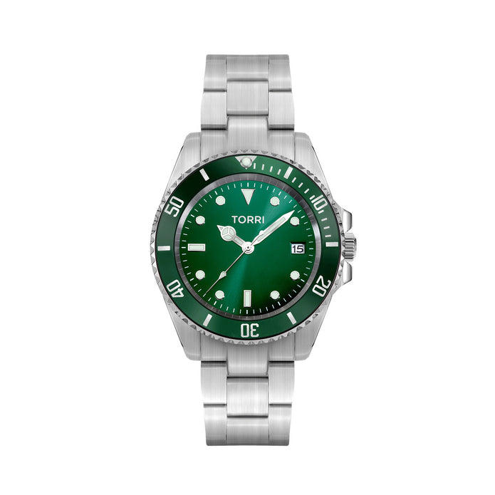 Men Luciano Silver  Watch