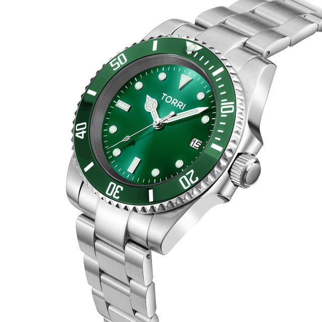 Men Luciano Silver  Watch