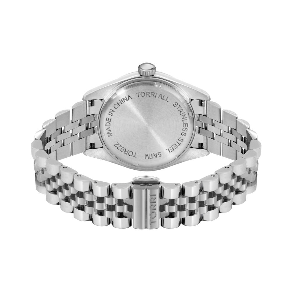 Women Silver 34mm Watch