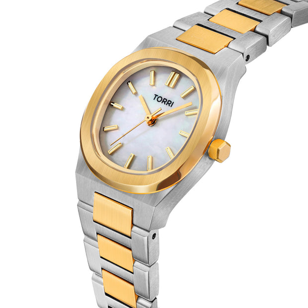 Women Teatro Two Tone  Watch