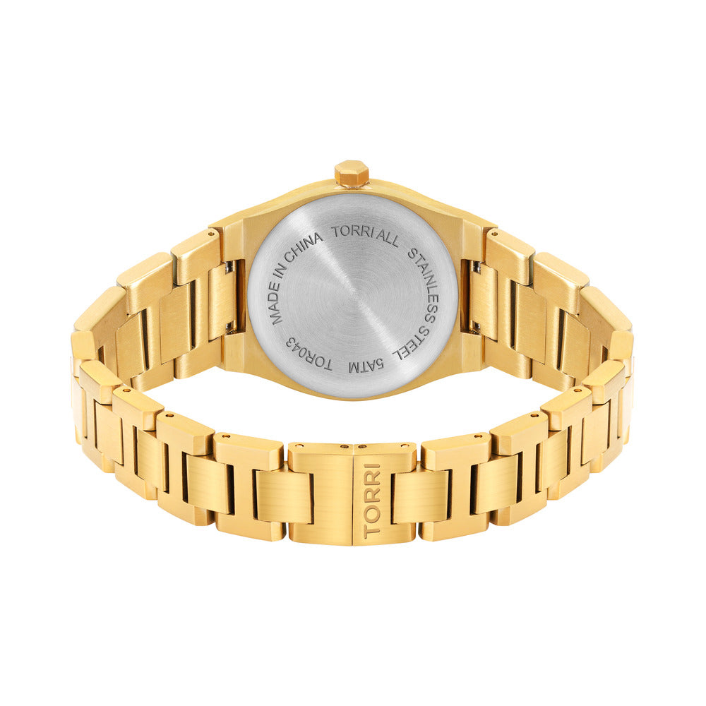 Women Gold 28mm Watch