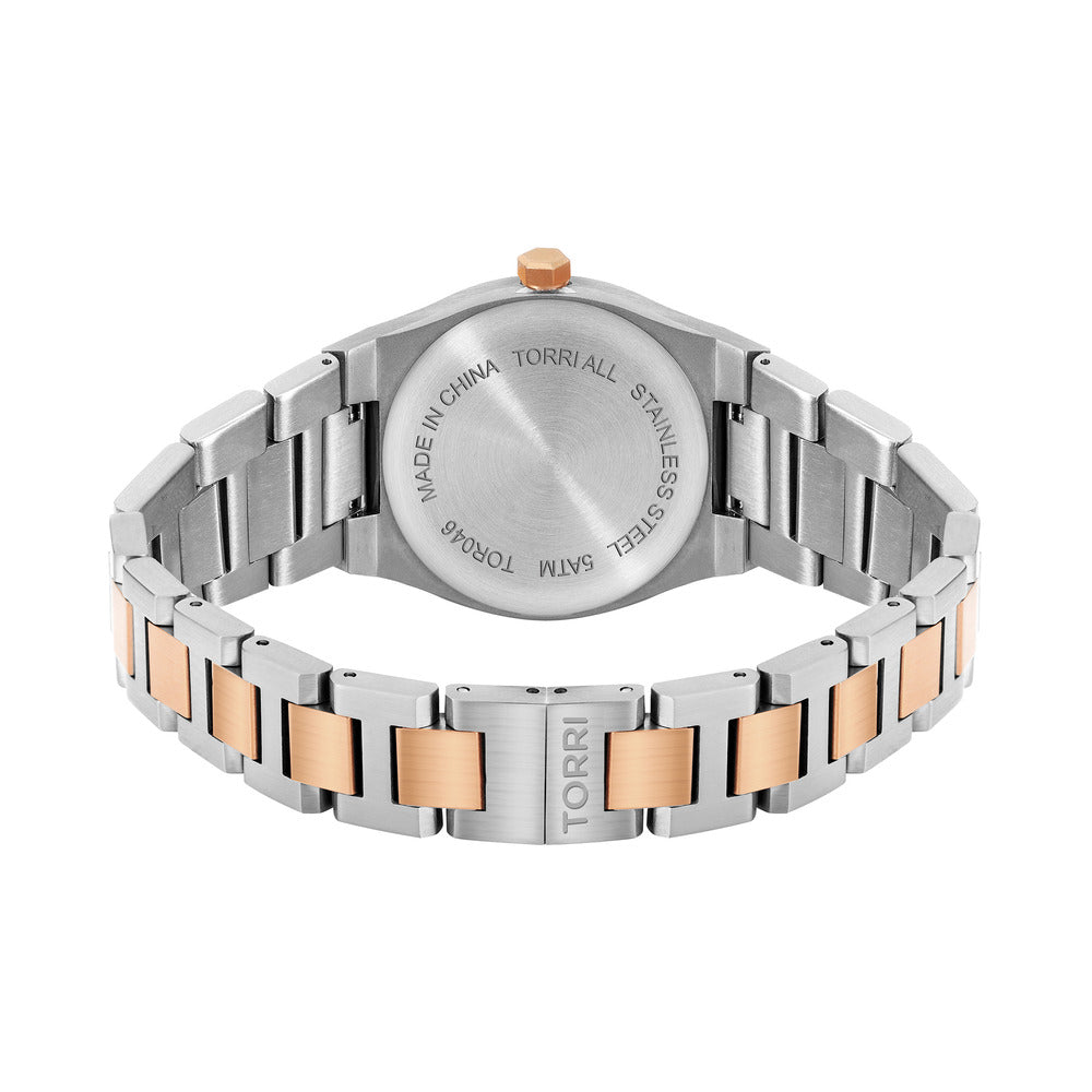 Women Silver/Rose Gold 28mm Watch