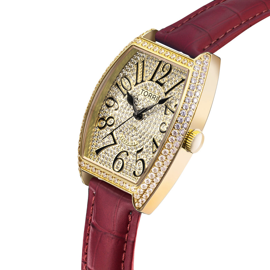 Women Picasso Red  Watch