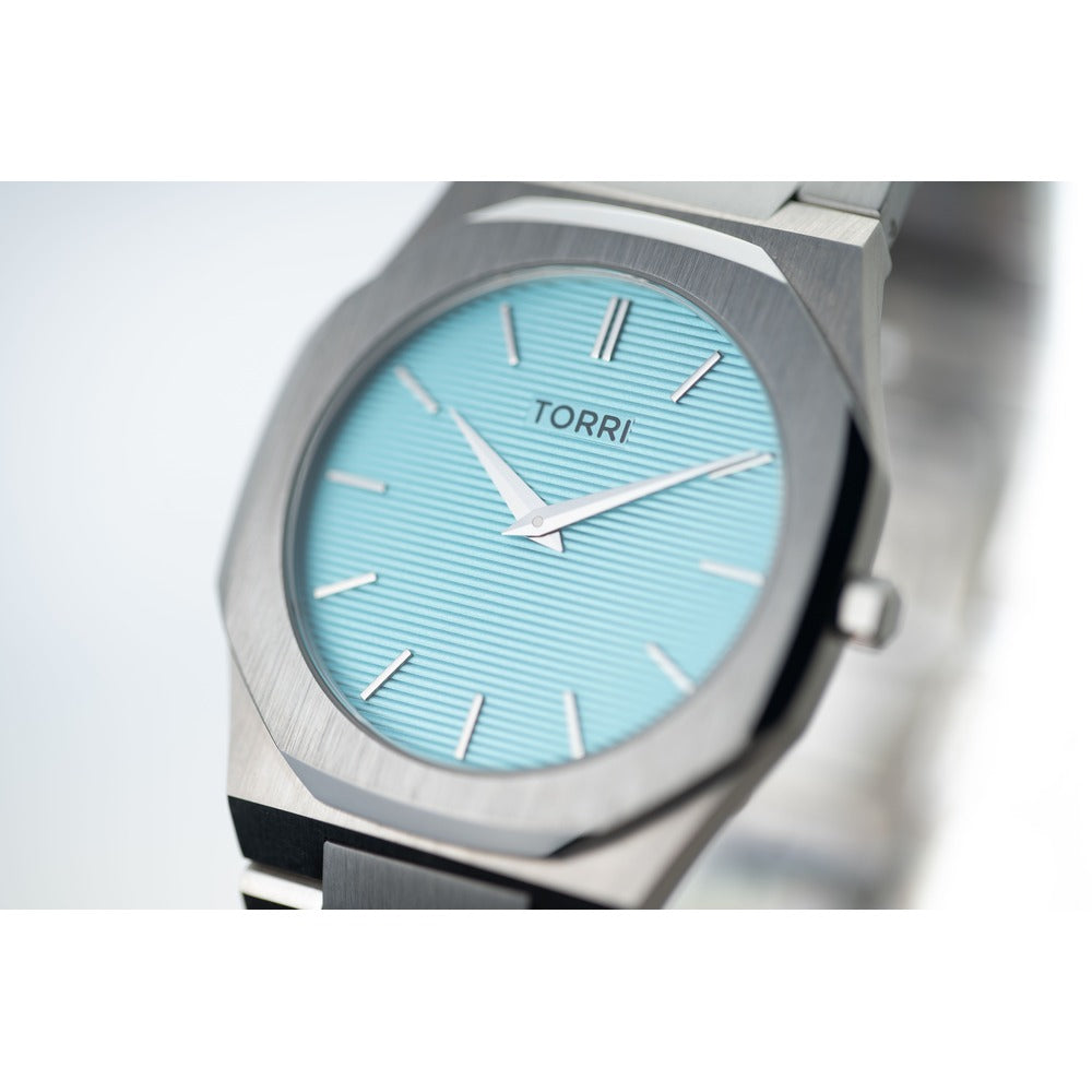 Men Blue 38mm Watch