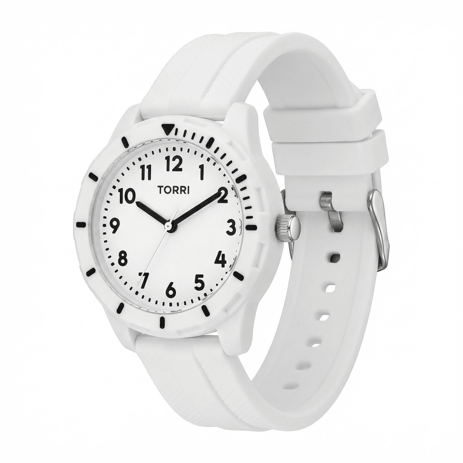Kids White Watch
