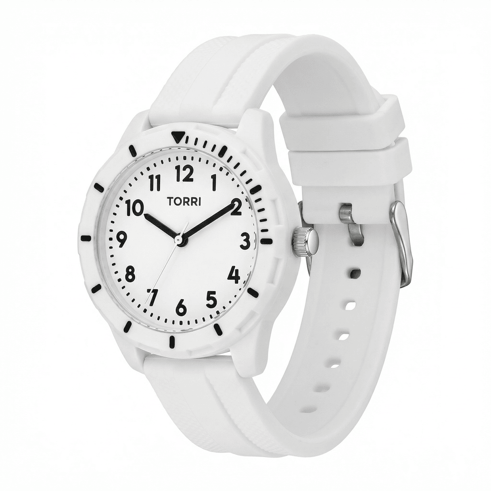 Kids White Watch
