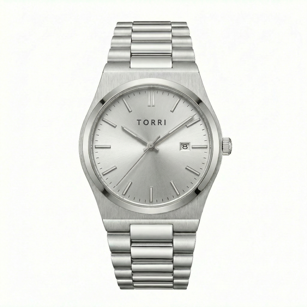 Men White Watch