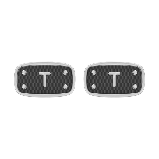 Men Bertoldo Black Cufflink