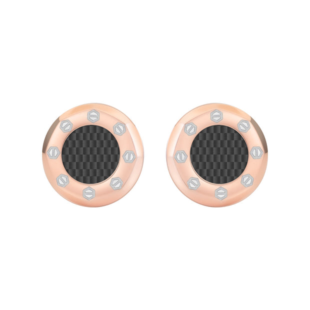 Men Dionigi Rose Gold Cufflink