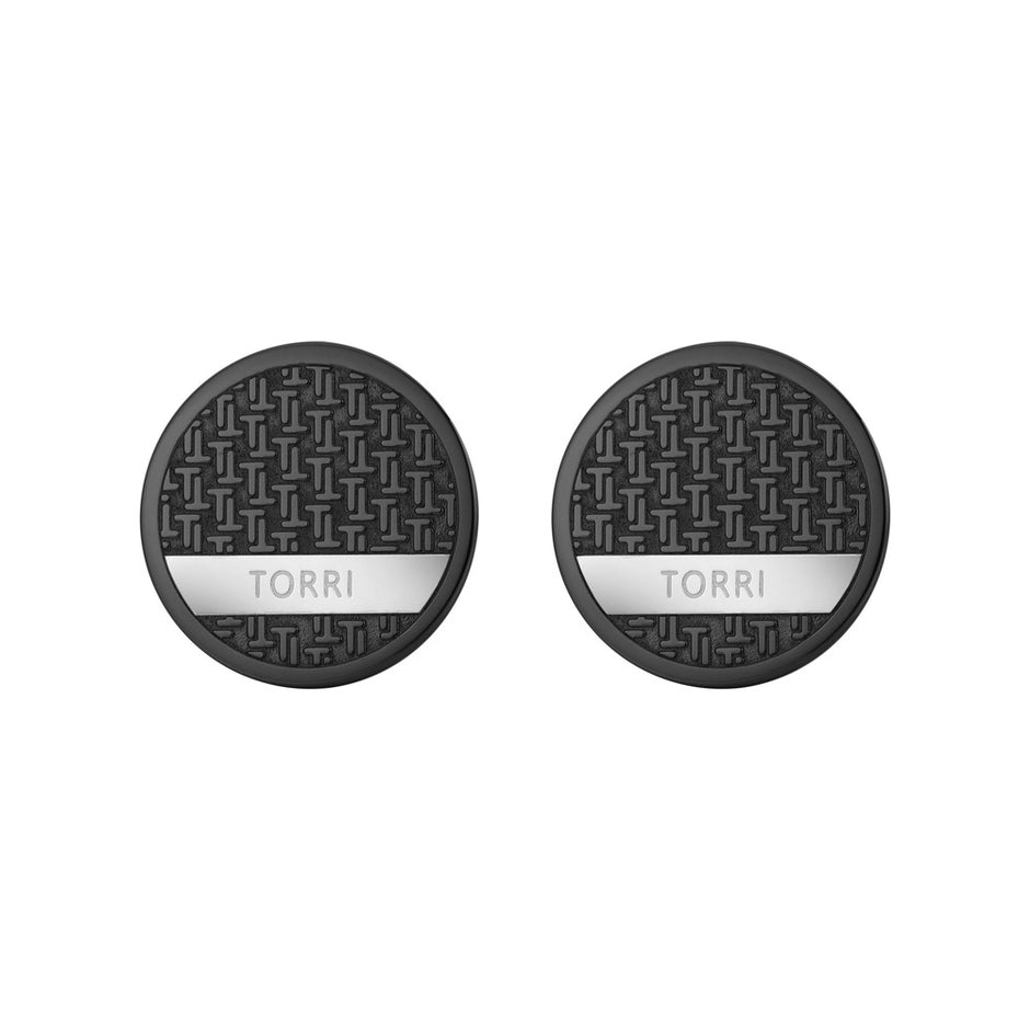 Men Elpidio Black Cufflink
