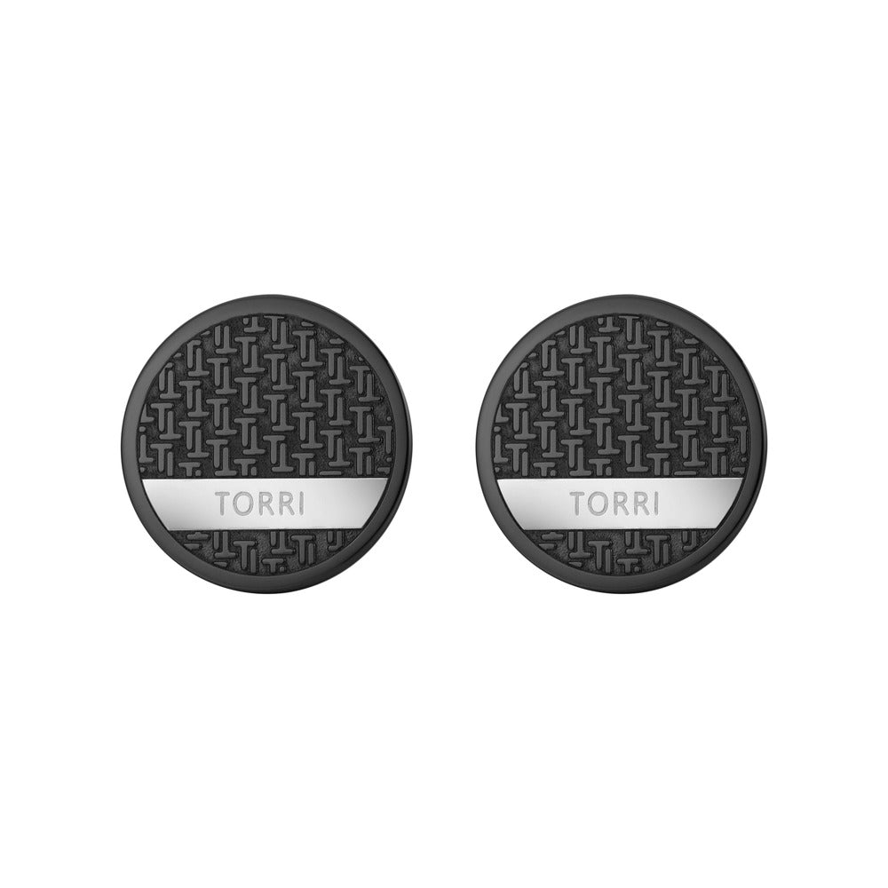 Men Elpidio Black Cufflink