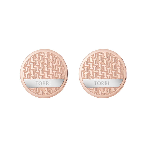 Men Elpidio Rose Gold Cufflink