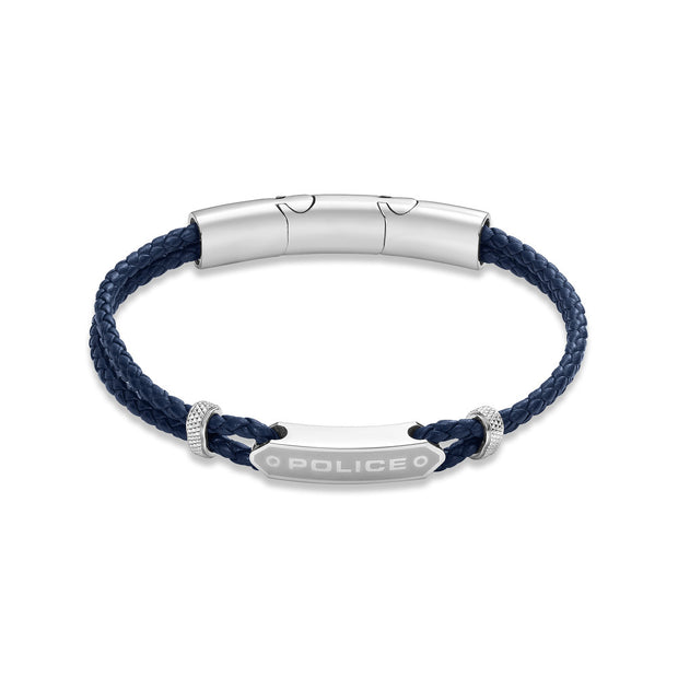 Men Twincord Navy Bracelet