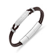 Men Twincord Brown Bracelet