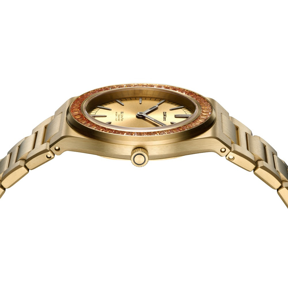 Men Ultra Thin 1970 Gold Watch