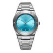 Men Ultra Thin 1970 Silver Watch