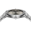 Men Ultra Thin 1970 Silver Watch