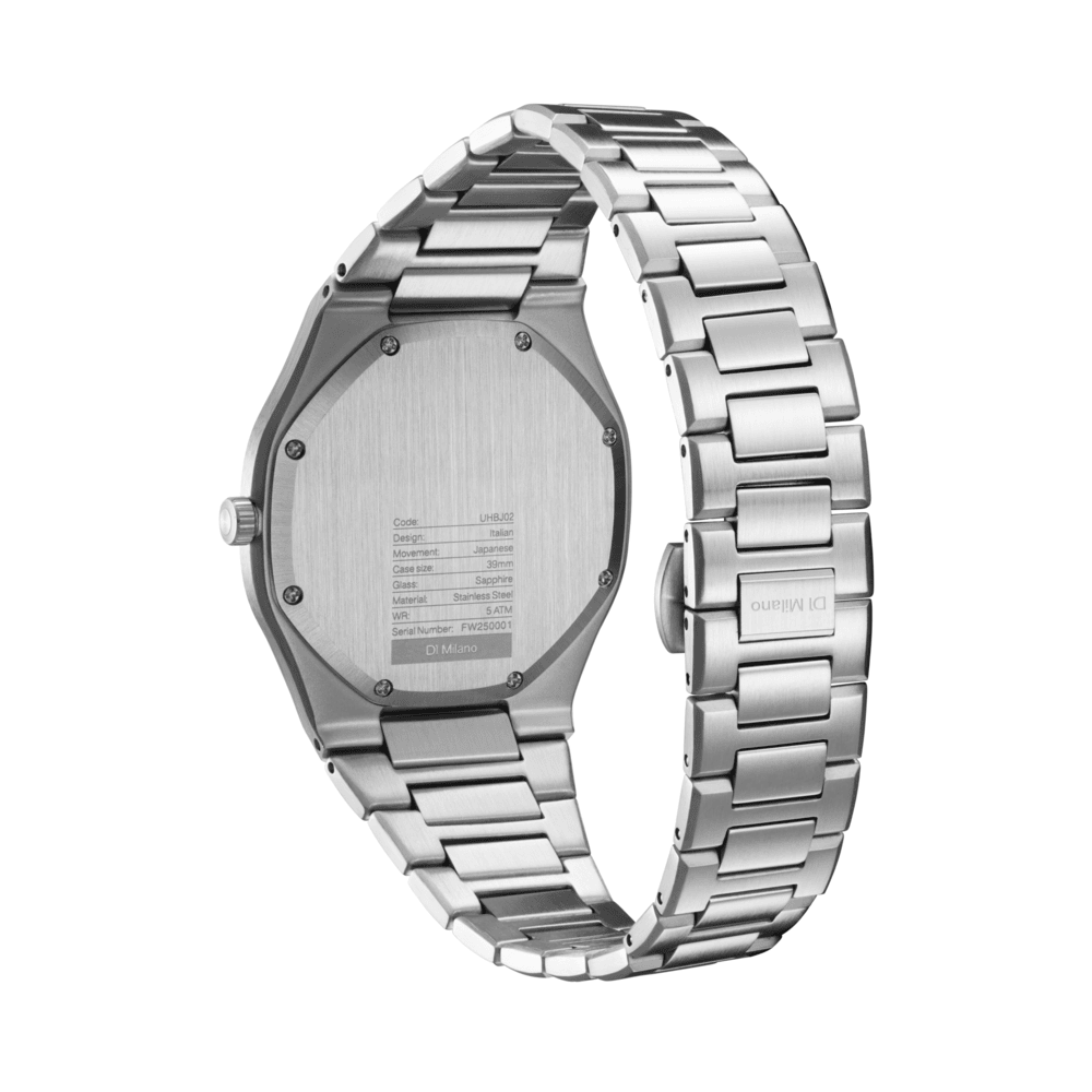 Unisex Groovy Silver Watch