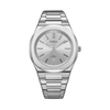 Unisex Groovy Silver Watch