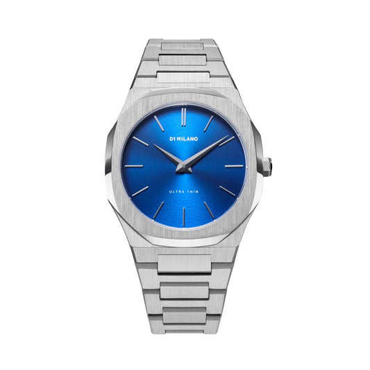 Men Ultra Thin Blue 40mm Watch