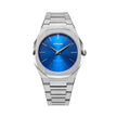 Men Ultra Thin Blue Watch