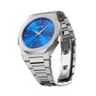 Men Ultra Thin Blue Watch