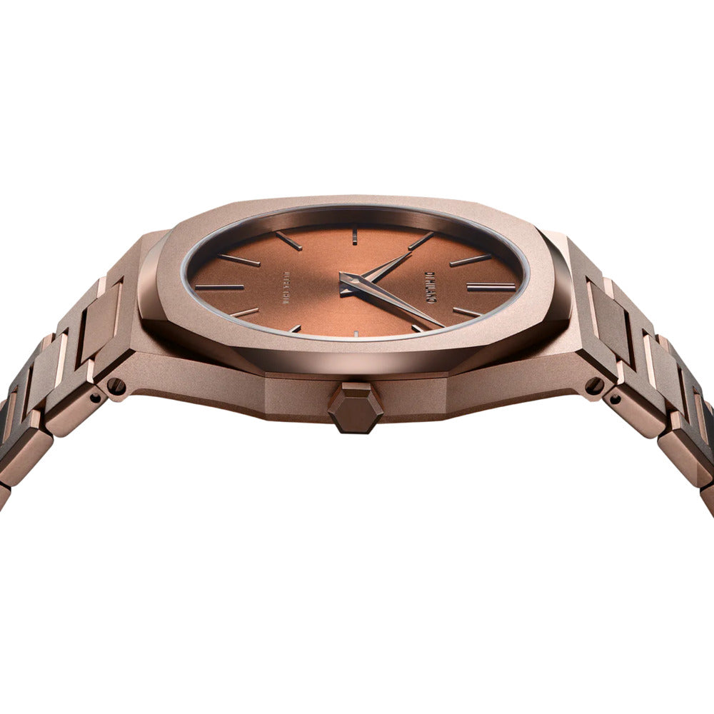 Men Ultra Thin Brown 40mm Watch