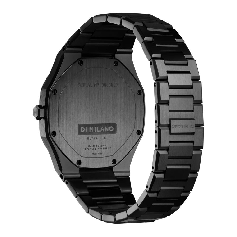 Ultra Thin Men Black 40mm Watch