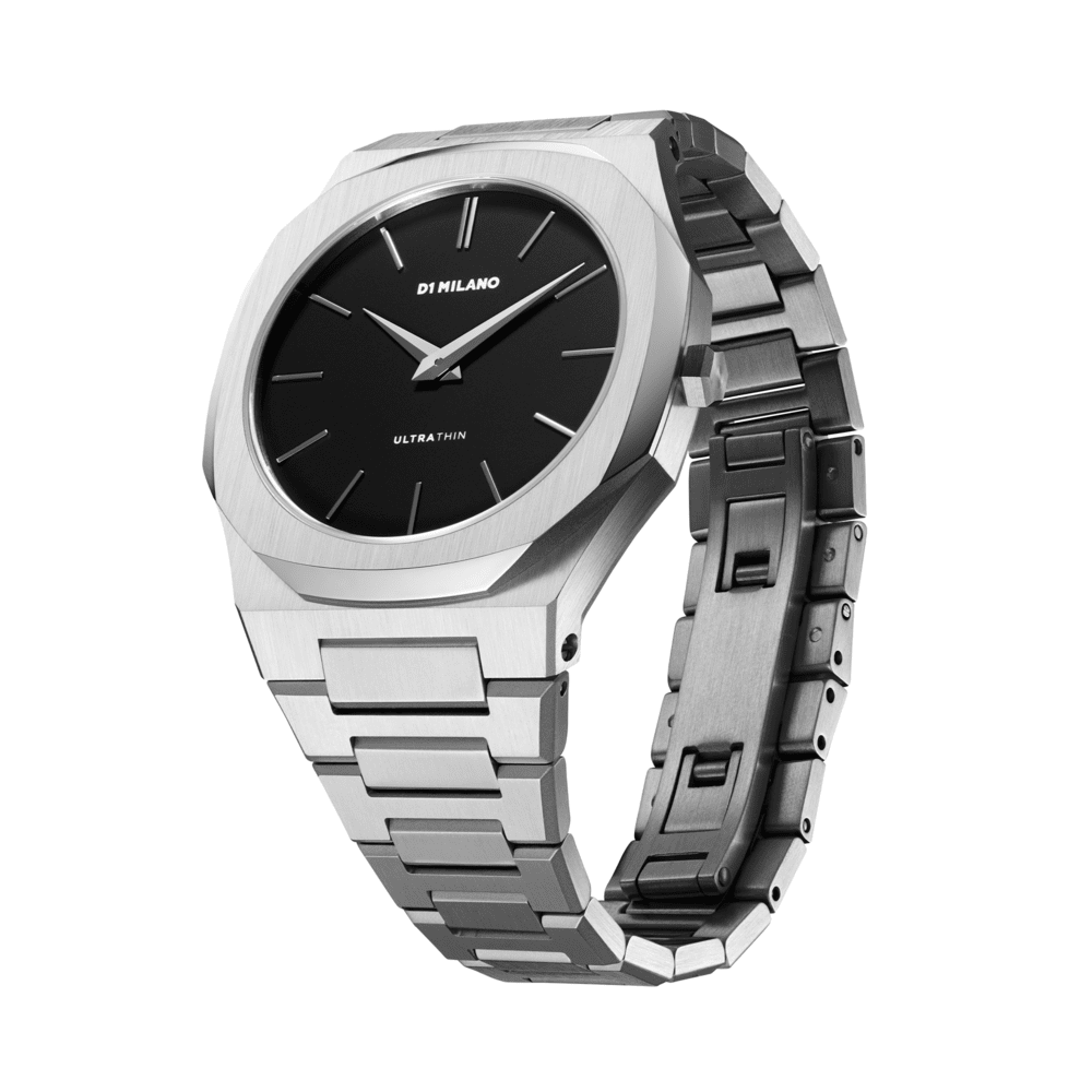 Men Ultra Thin Silver 40mm Watch