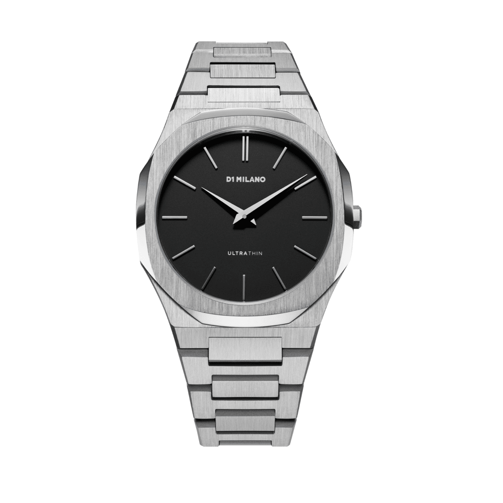 Men Ultra Thin Silver 40mm Watch