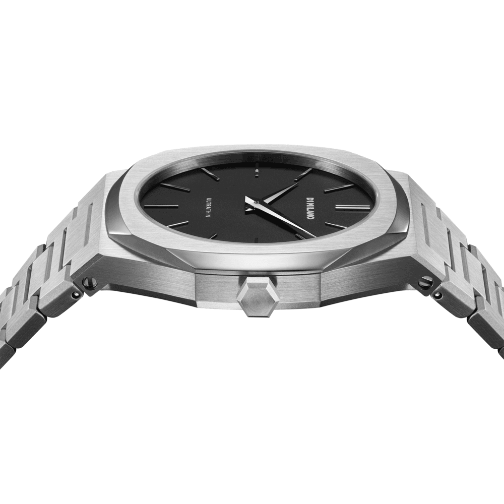 Men Ultra Thin Silver 40mm Watch