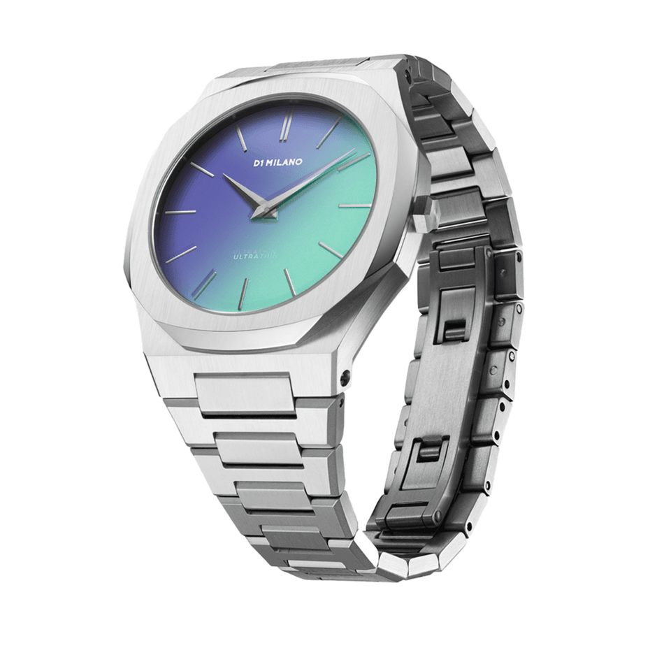 Men Ultra Thin Silver Watch