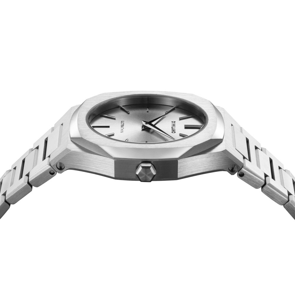 Women Ultra Thin Silver Watch