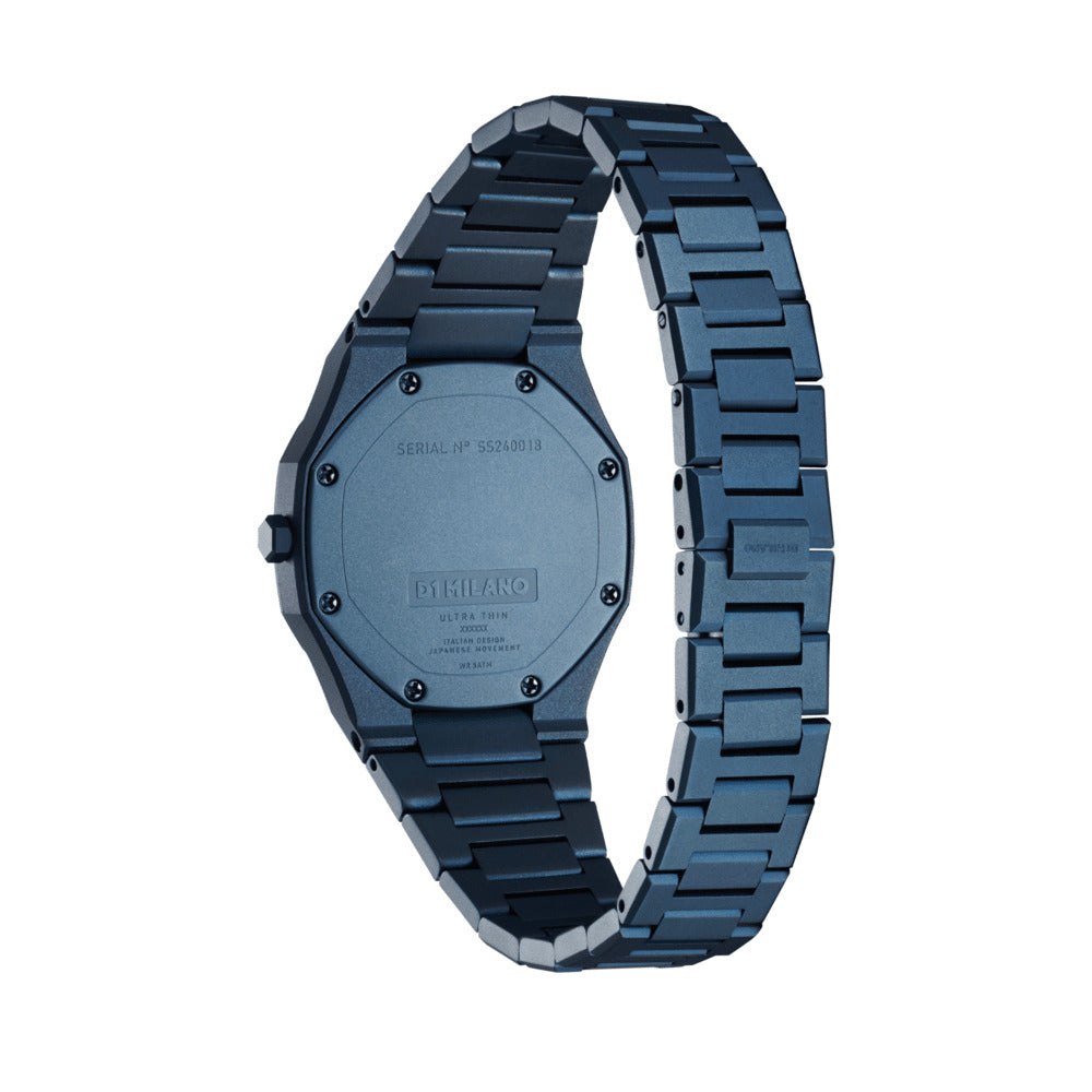 Ultra Thin Women 30mm Blue Watch