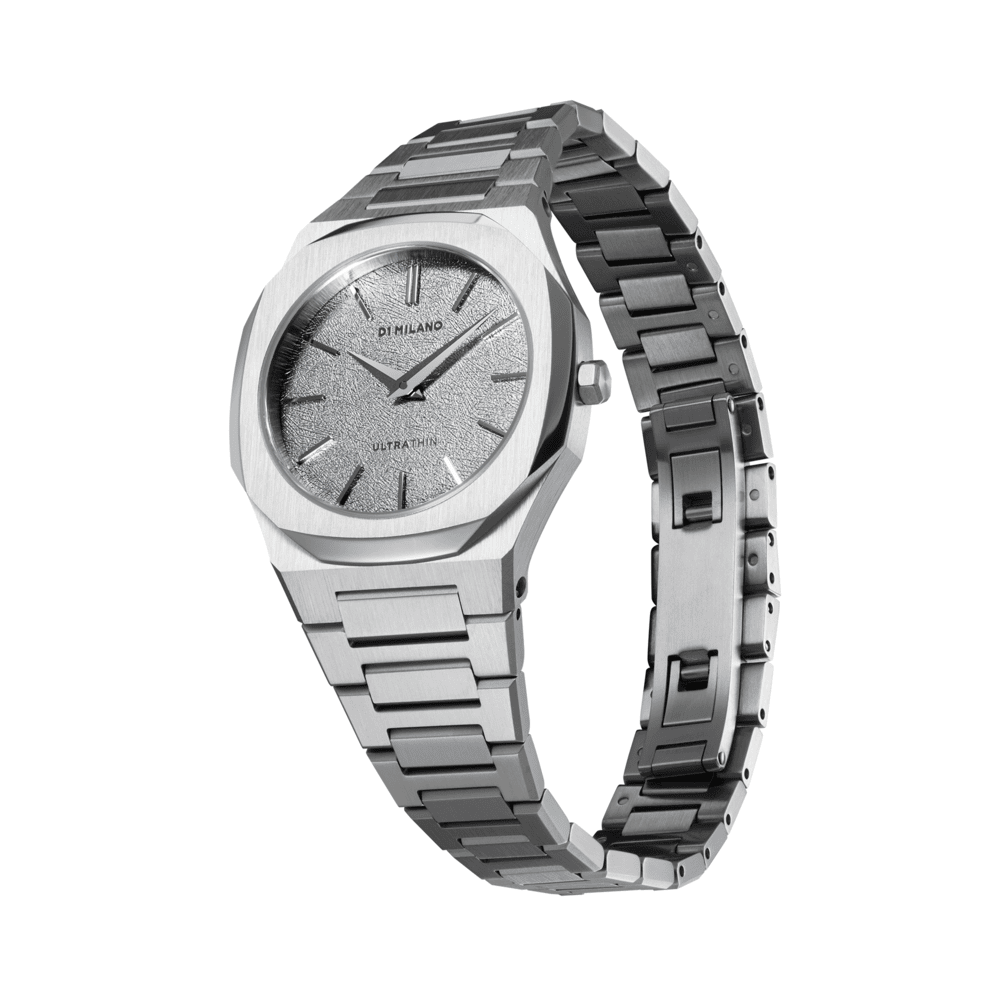 Women Ultra Thin Silver 30mm Watch