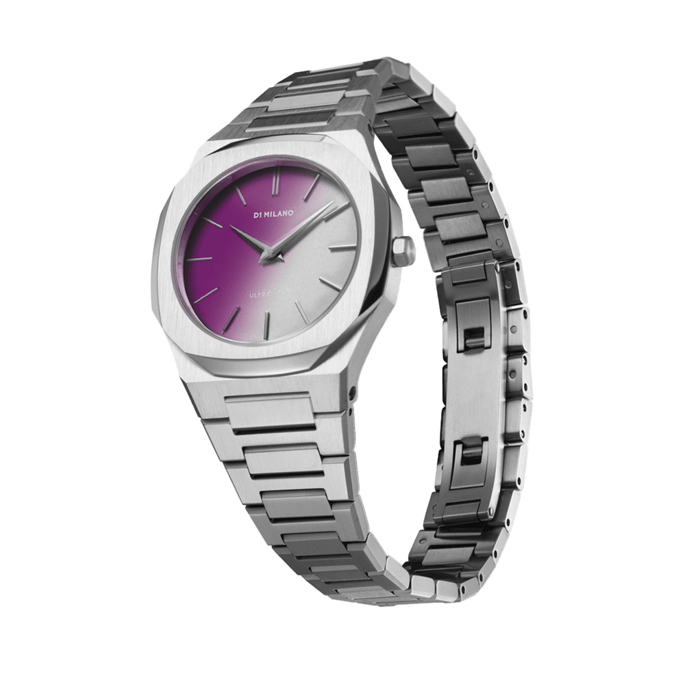 Women Ultra Thin Silver Watch