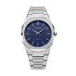 Unisex Ultra Thin Blue Watch