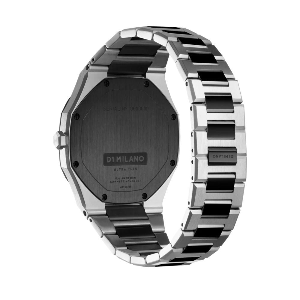 Ultra Thin Unisex Silver Quartz Analog Watch