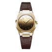Men Ultra Thin Brown Watch