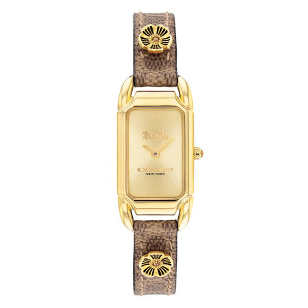 Cadie Women Gold Quartz/Analog Watch