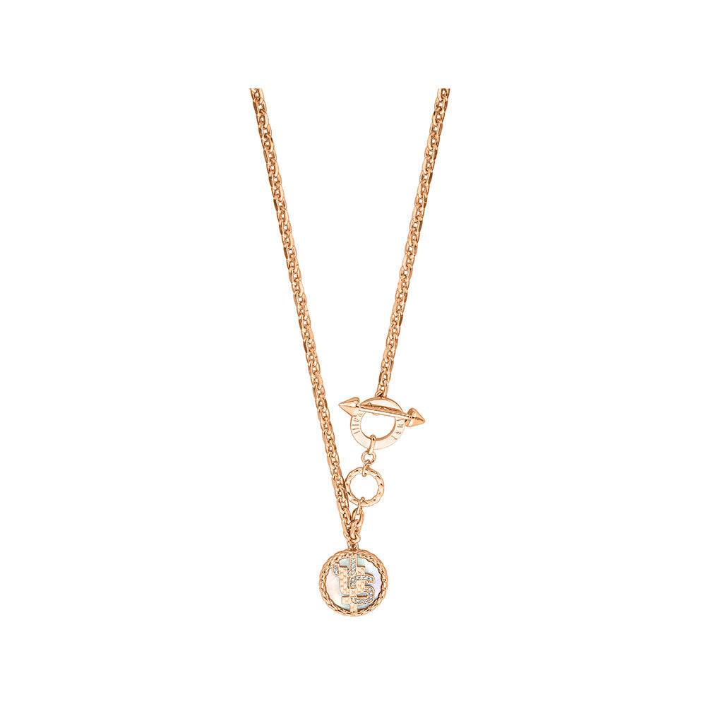 Linea Logo 4 Women Rose Gold Necklace – ONTIME | Kuwait Official Store