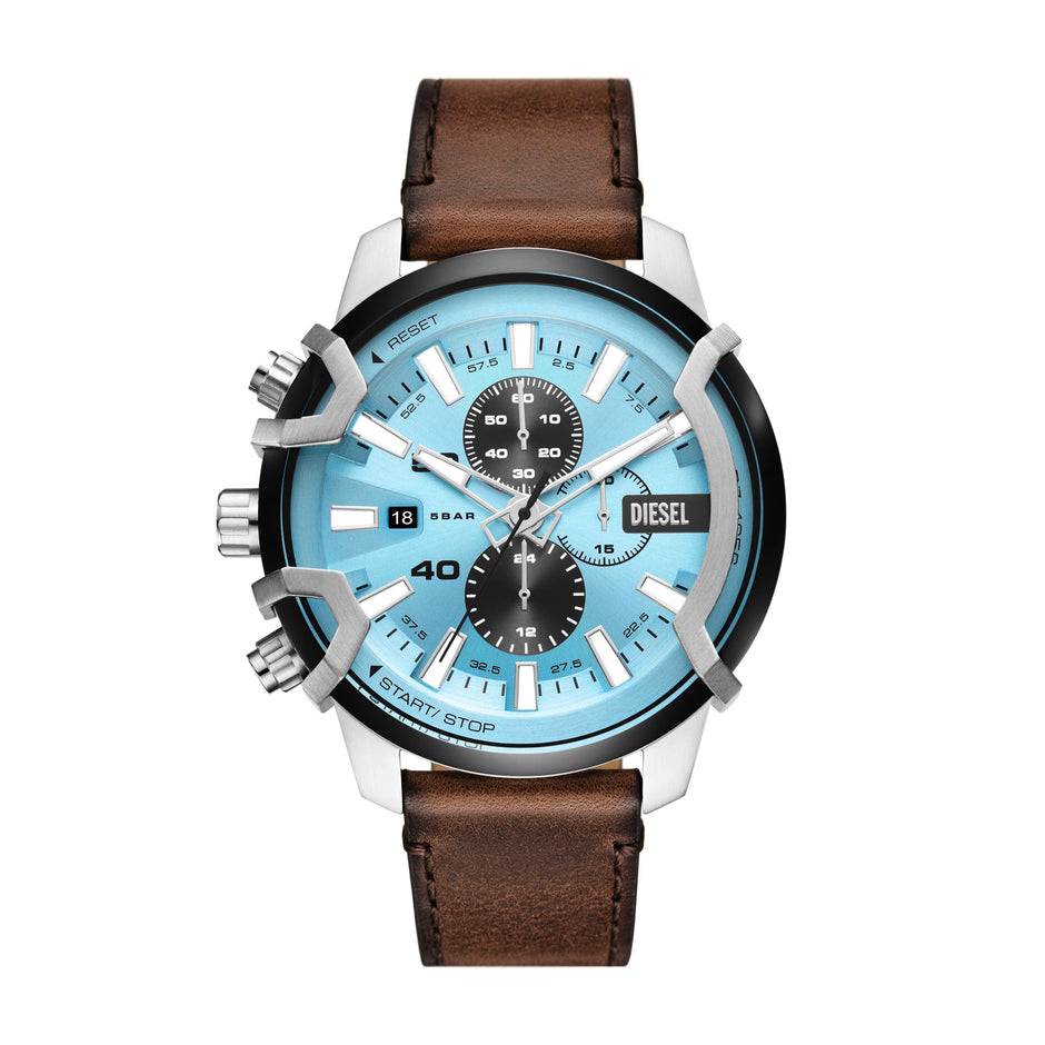 Men Griffed Brown Watch