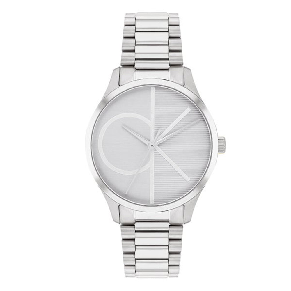 Iconc Unisex Silver Quartz/Analog Watch