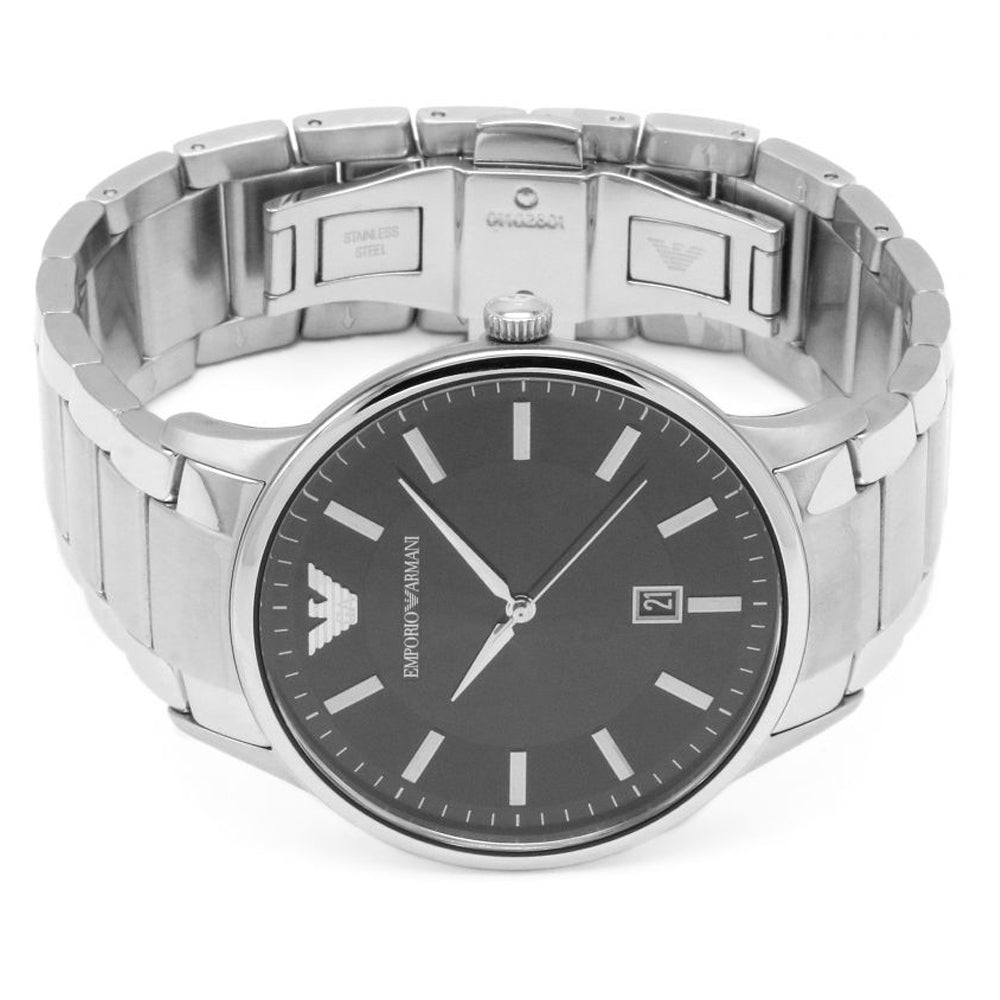 Men Renato Black 43mm Watch