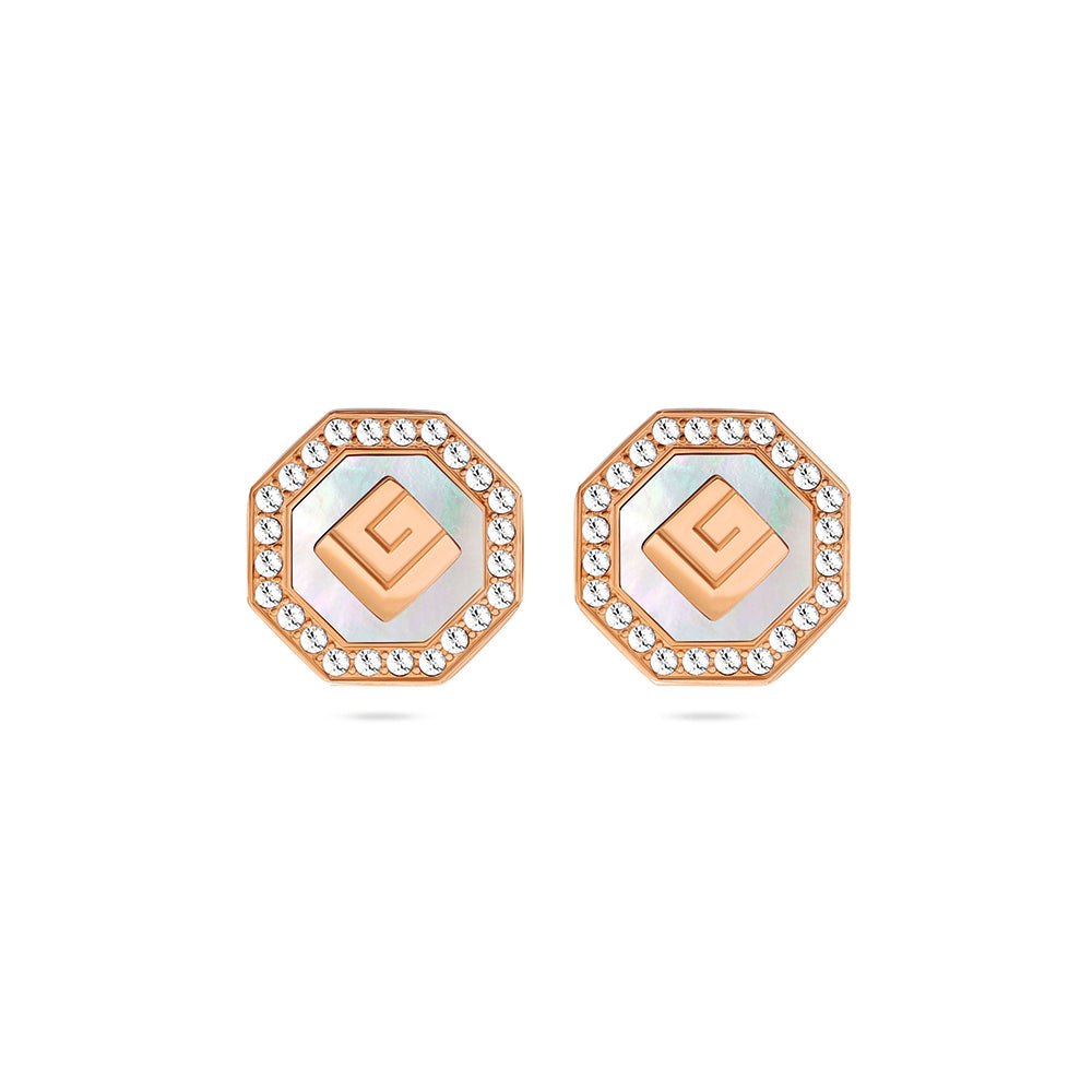 Ambre Rose Gold Plated Earrings