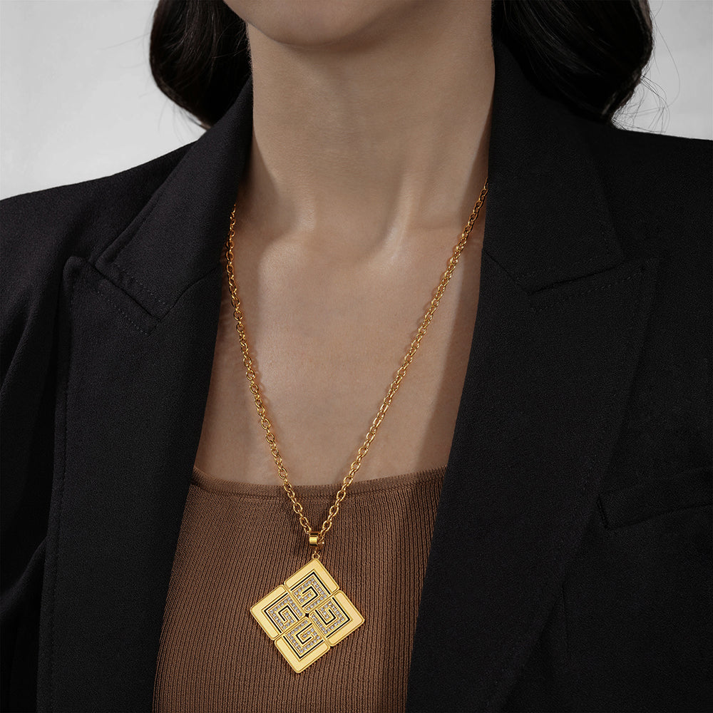 Vivienne Gold Plated Necklace