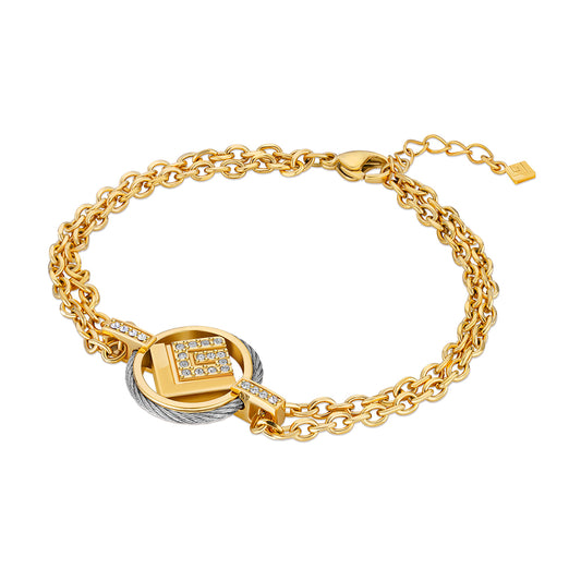 Camille Two Tone Bracelet