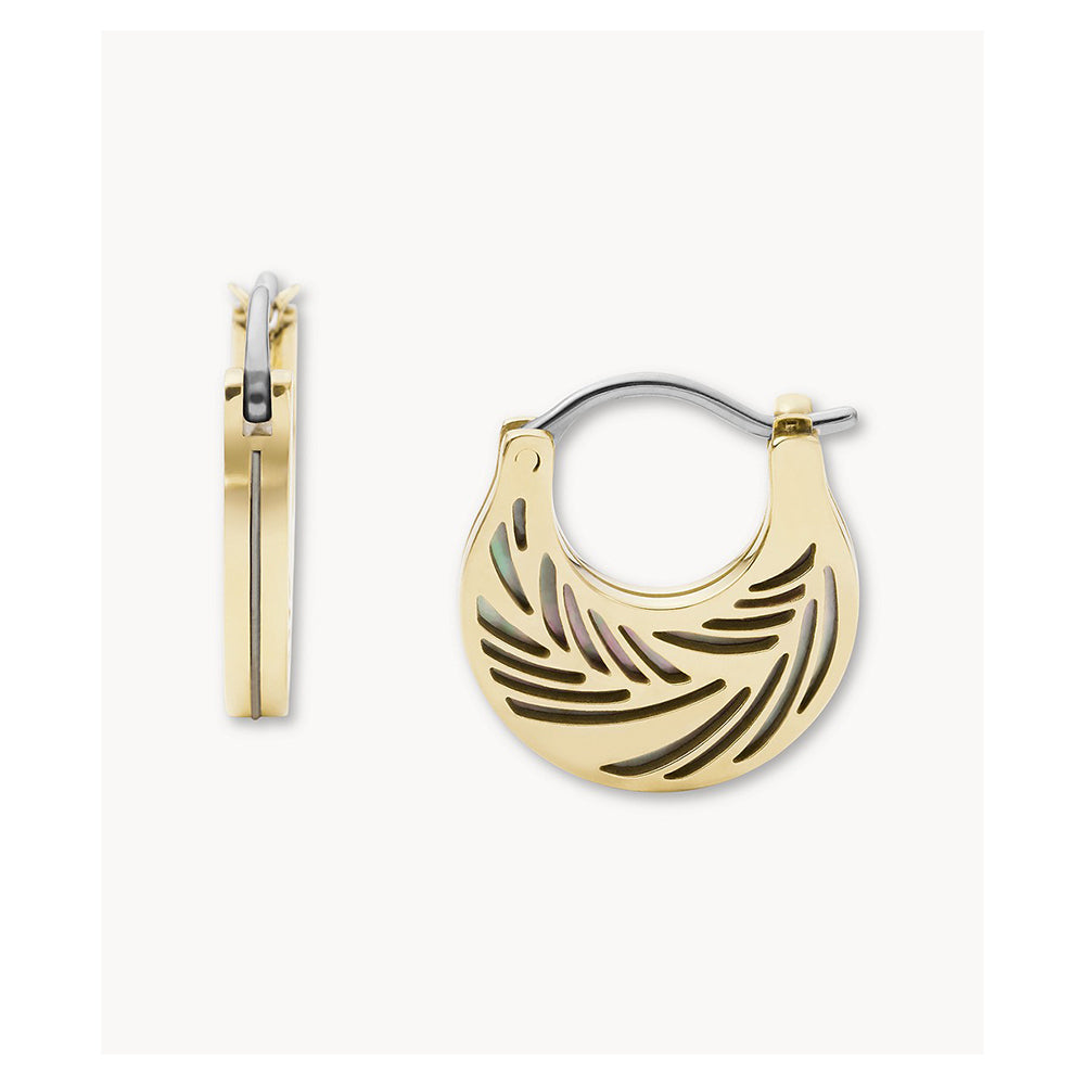 Women Stainless Steel Gold Earring - 4064092157819