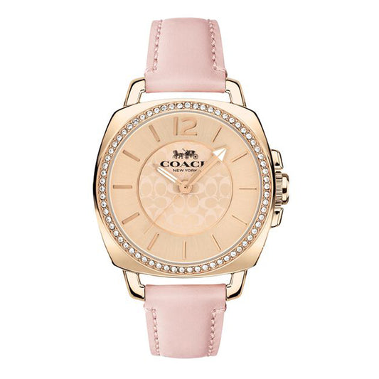 Cabfr Women Gold Quartz/Analog Watch