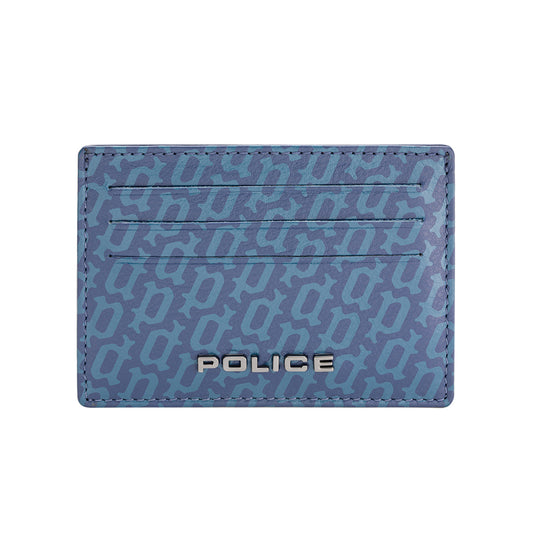 Police Men Leather Blue Card Holder - 4894816011994